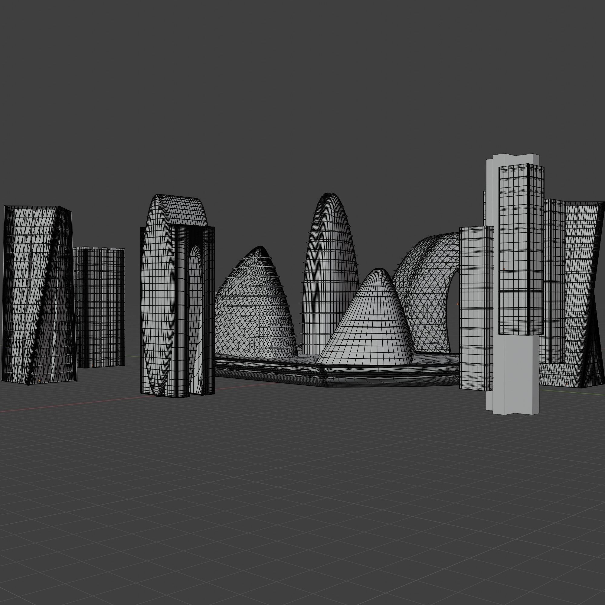 Future Buildings 3D model_5