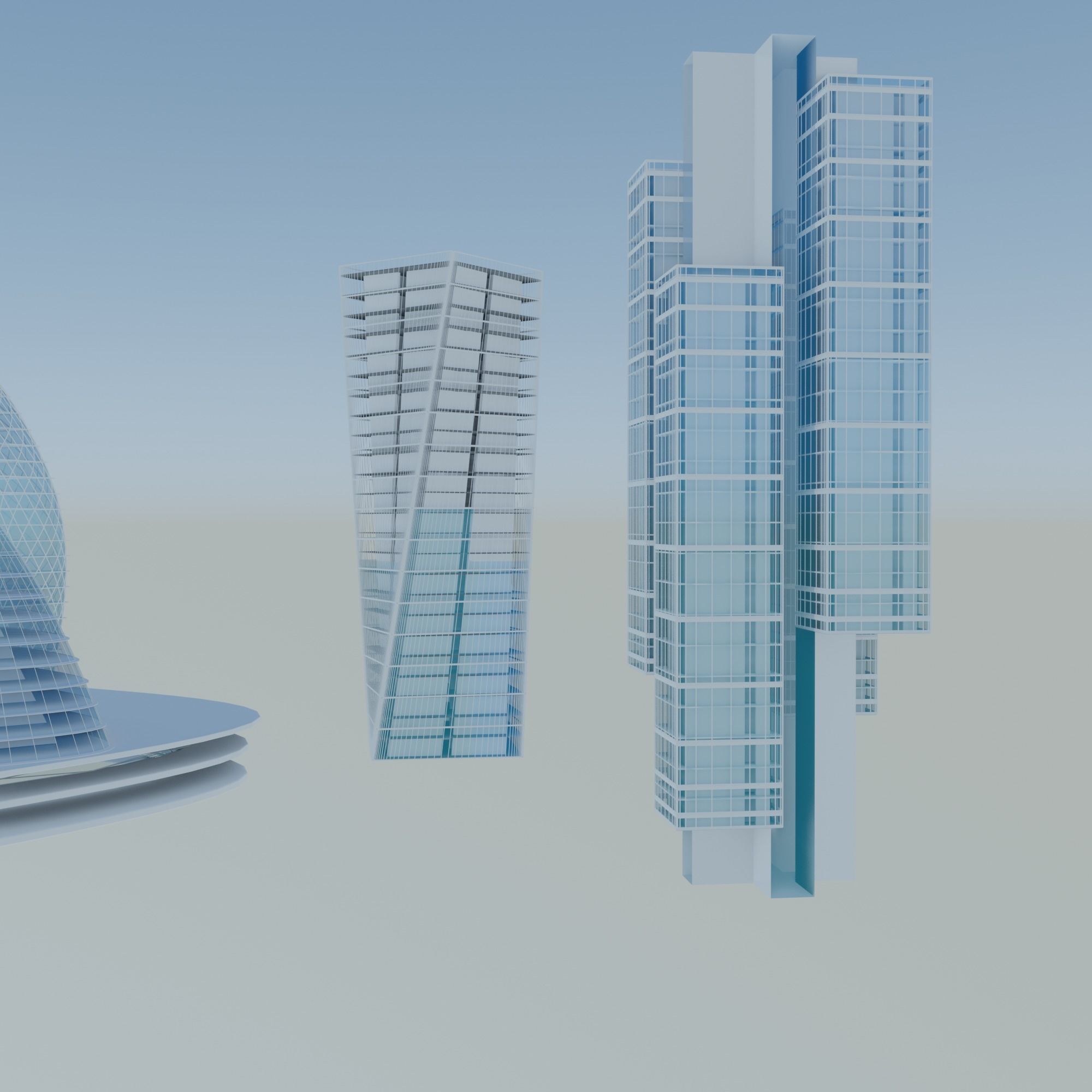 Future Buildings 3D model_4