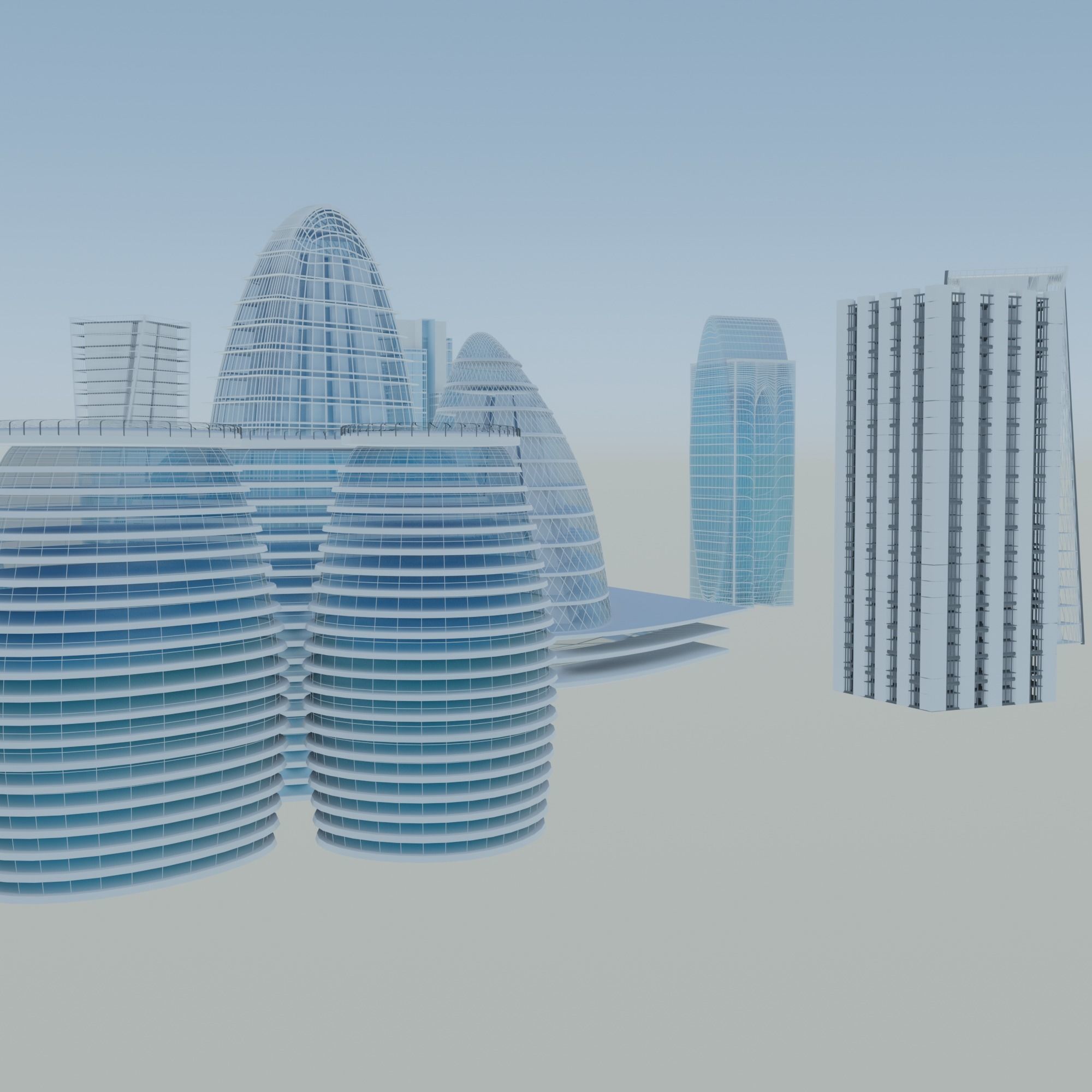 Future Buildings 3D model_2