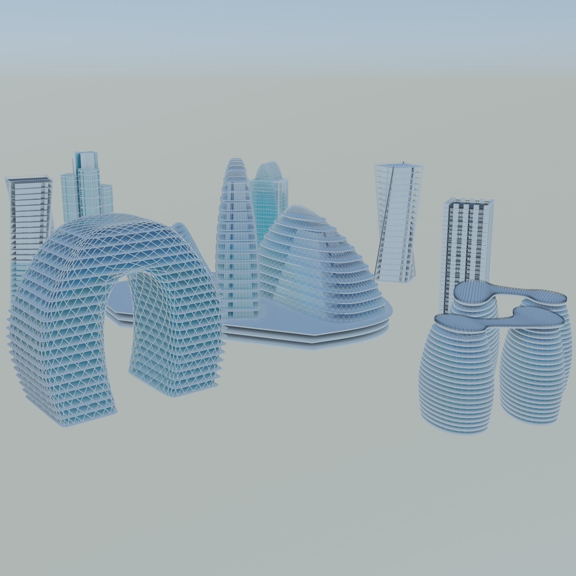 Future Buildings 3D model_1