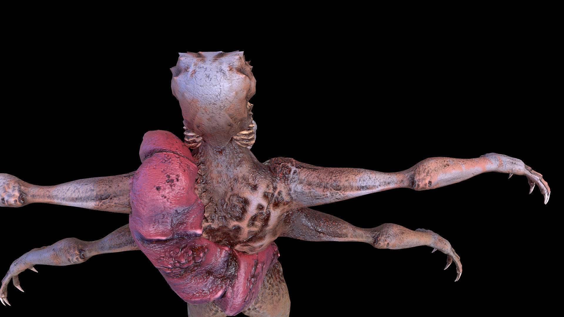 Spider Mutant Low Poly model Game Ready Low-poly 3D model_21