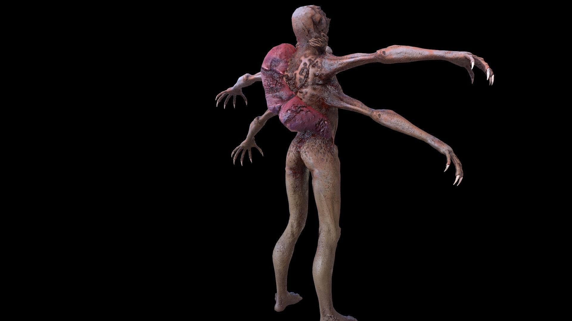 Spider Mutant Low Poly model Game Ready Low-poly 3D model_34