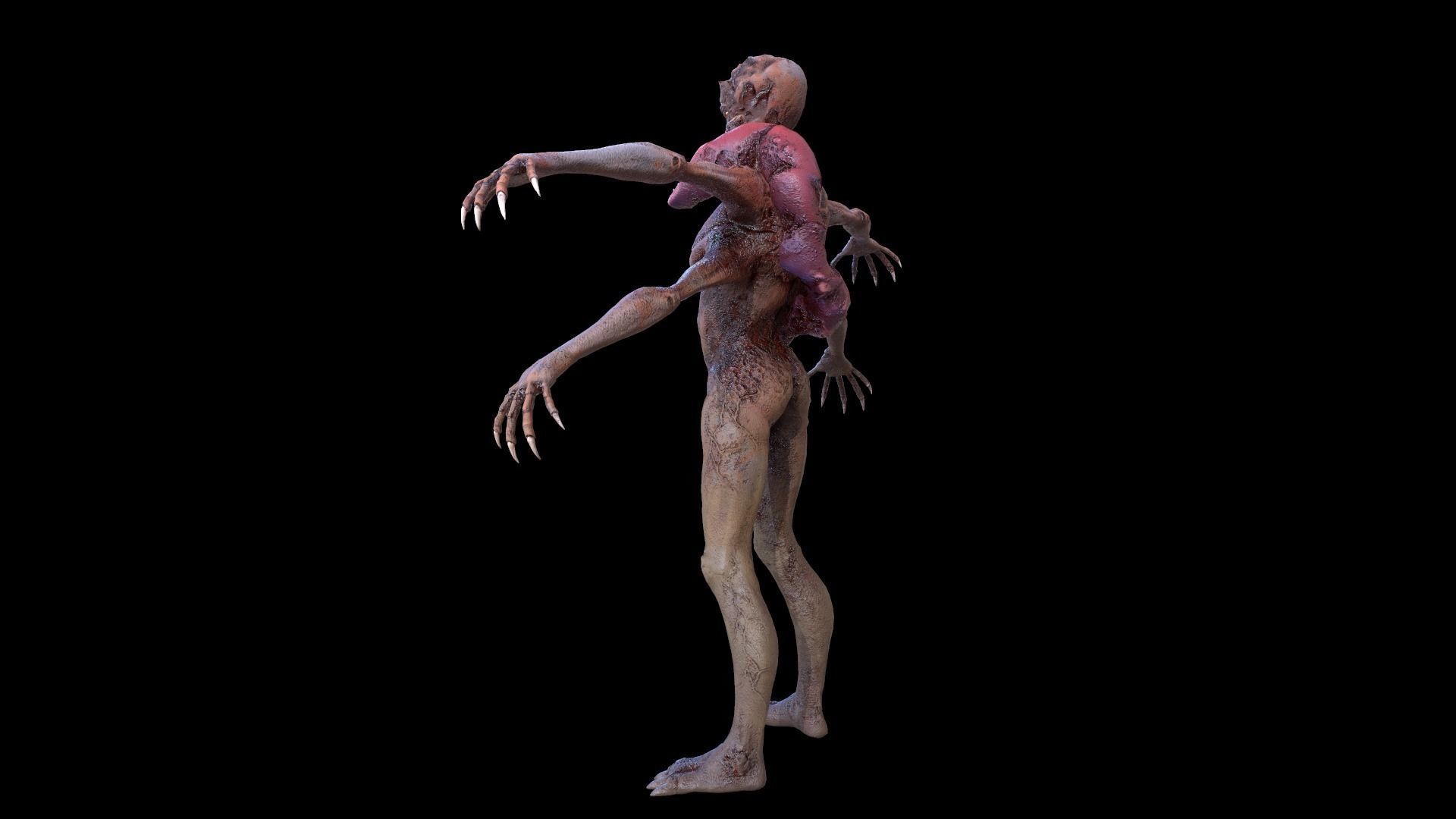 Spider Mutant Low Poly model Game Ready Low-poly 3D model_33