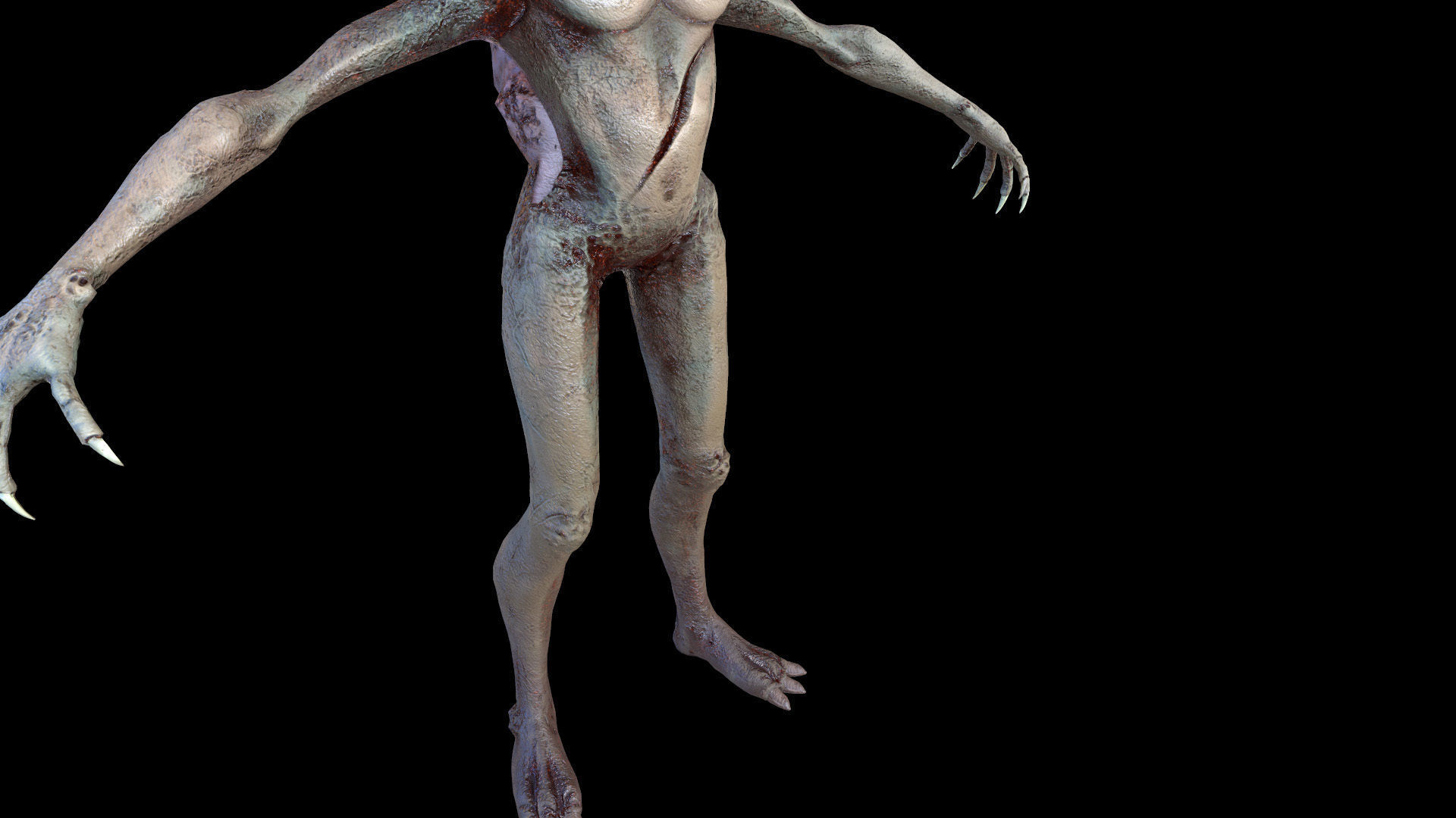 Spider Mutant Low Poly model Game Ready Low-poly 3D model_26