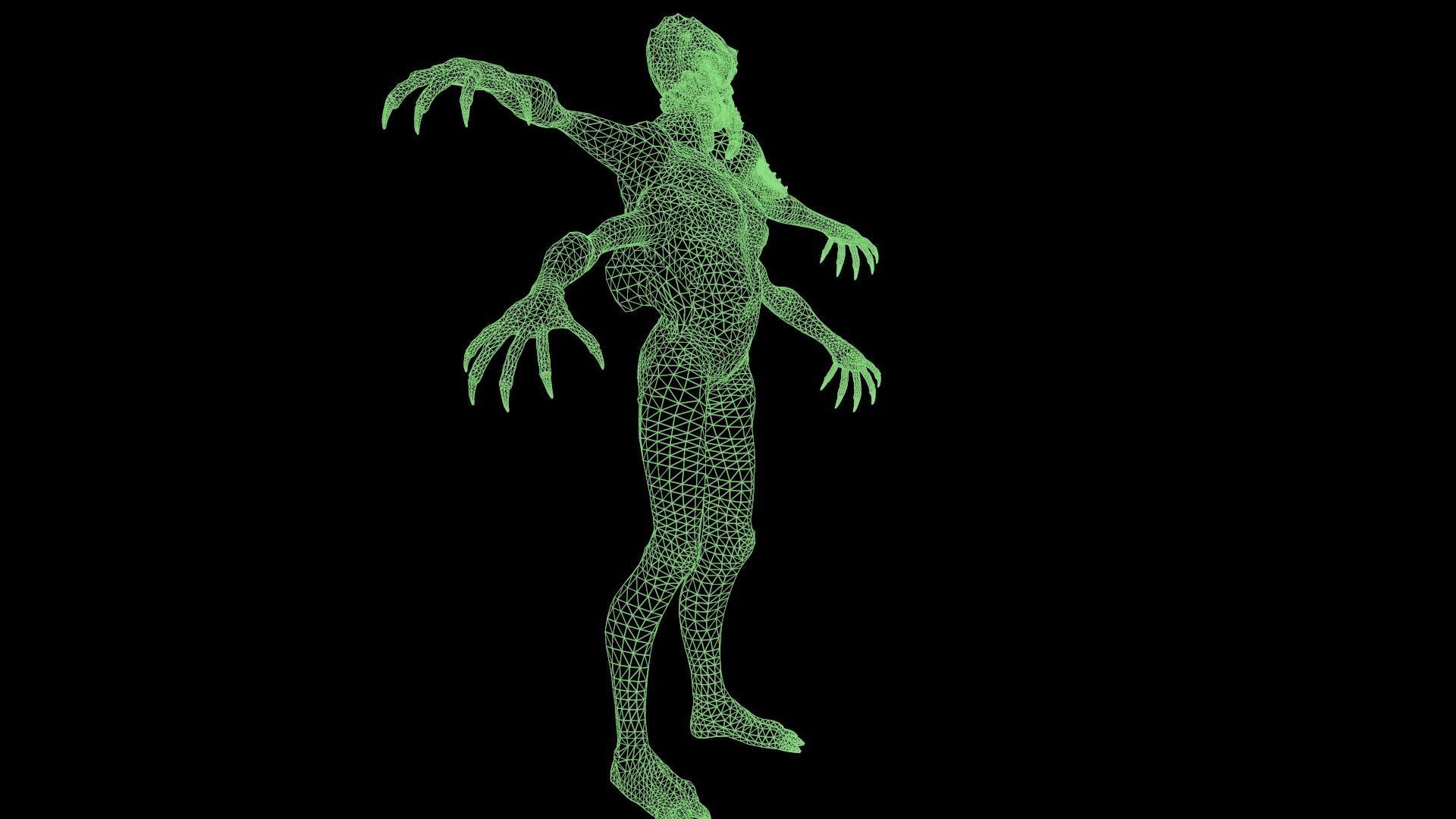 Spider Mutant Low Poly model Game Ready Low-poly 3D model_37