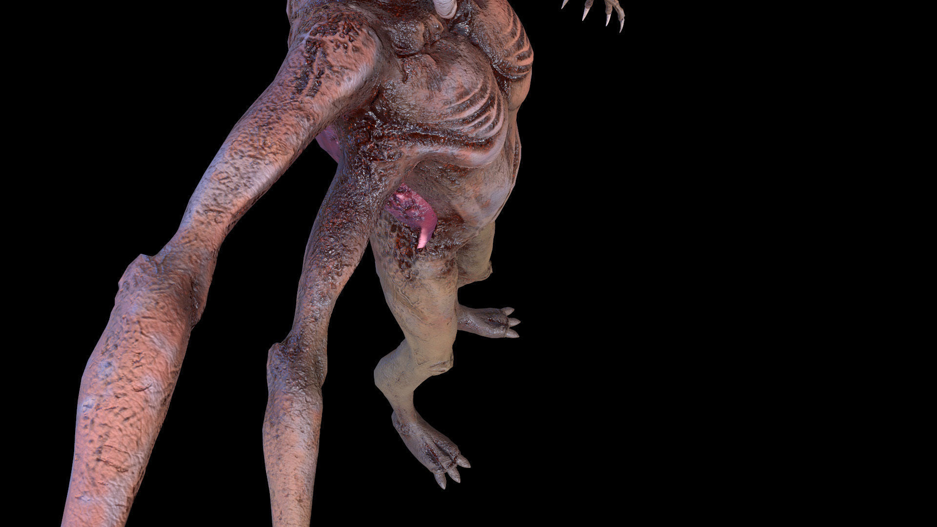 Spider Mutant Low Poly model Game Ready Low-poly 3D model_22