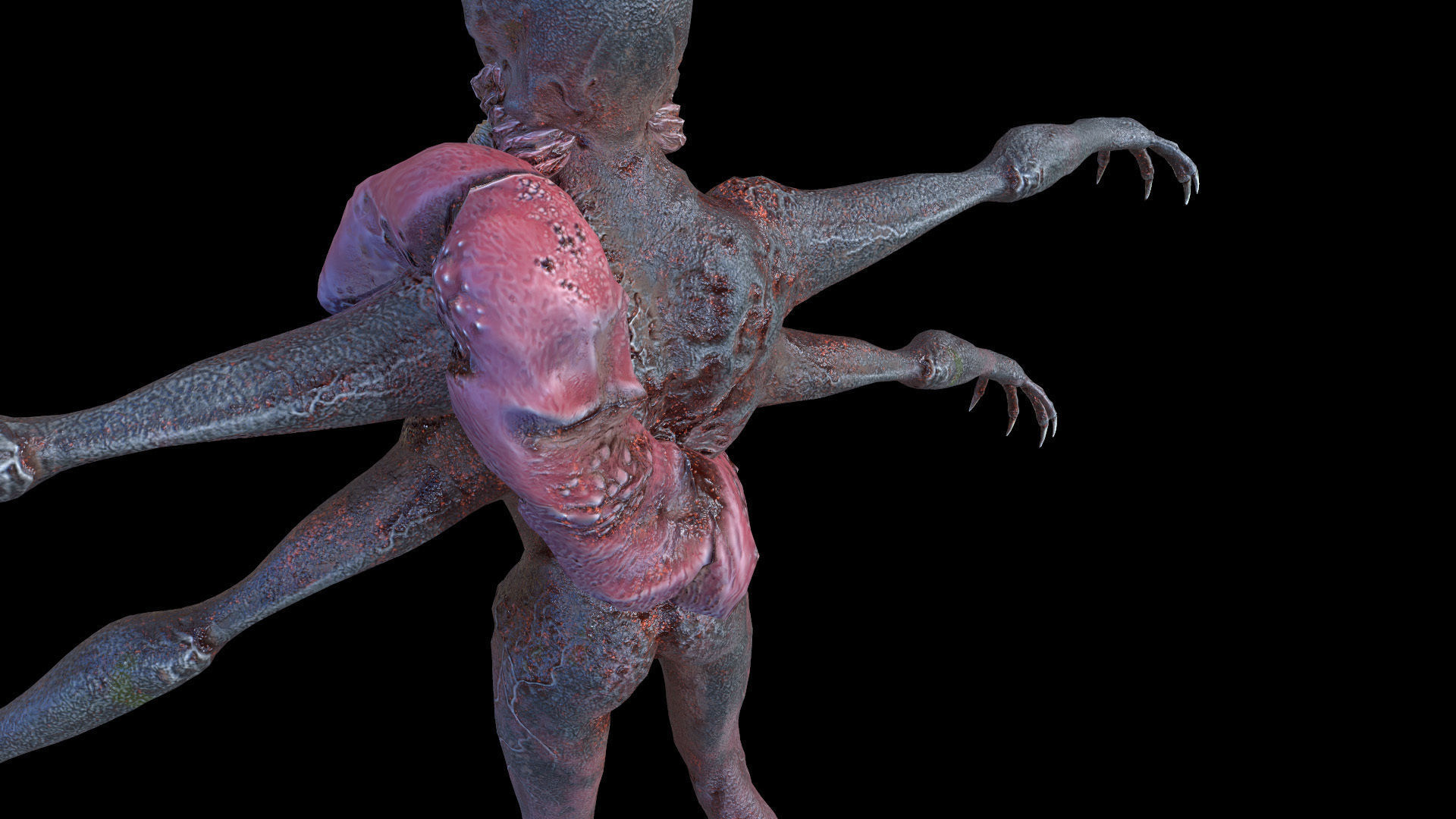 Spider Mutant Low Poly model Game Ready Low-poly 3D model_16