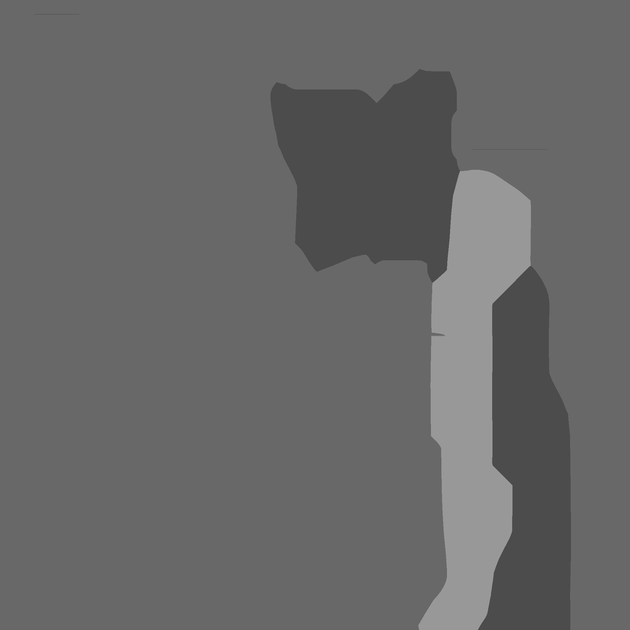 SciFi Glasses I01 Black Red - Character Design Fashion Low-poly 3D model_20