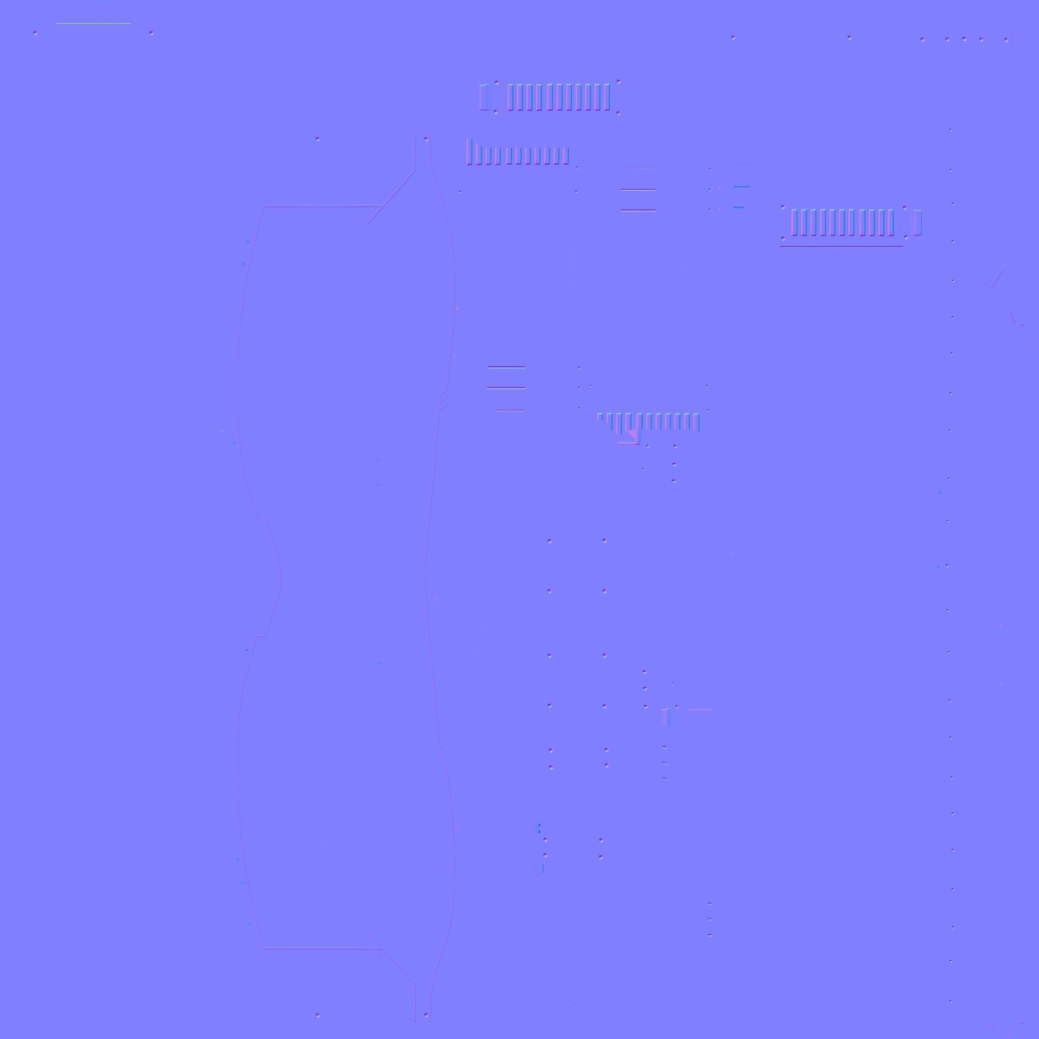 SciFi Glasses I02 White Red - Character Design Fashion Low-poly 3D model_21