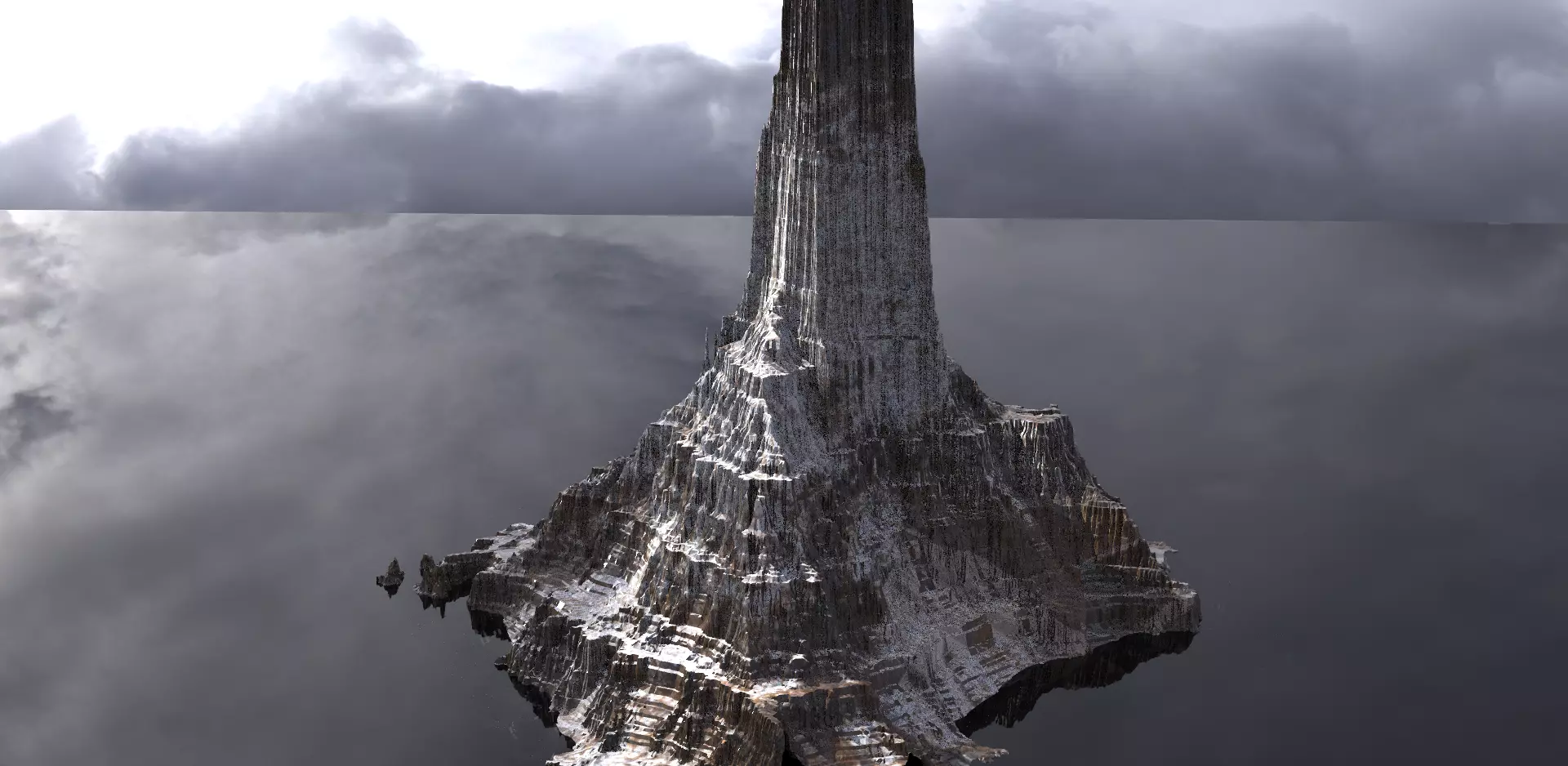 Emperors Mountain Deep Winter 3D model_0