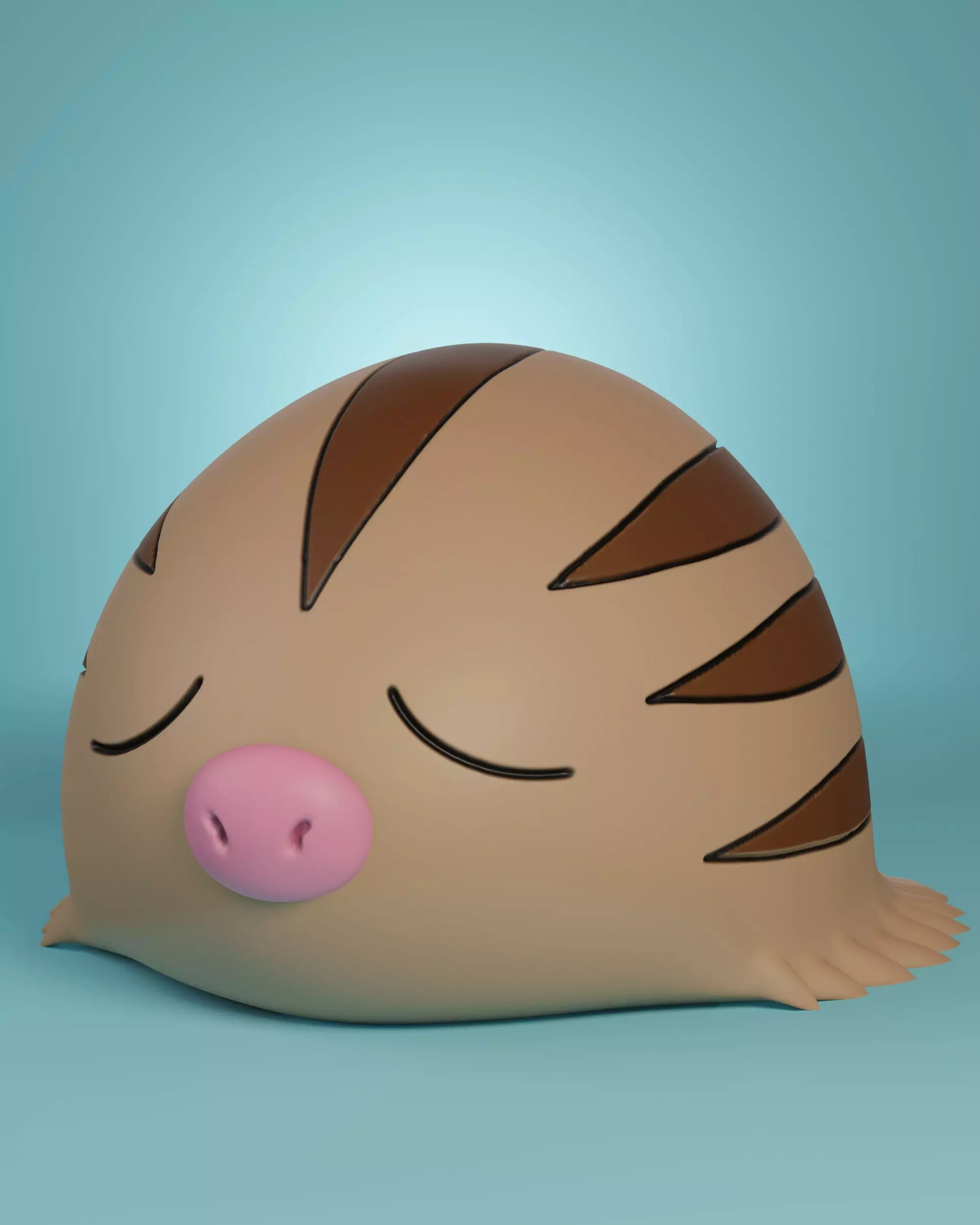 pokemo swinub free Free 3D print model