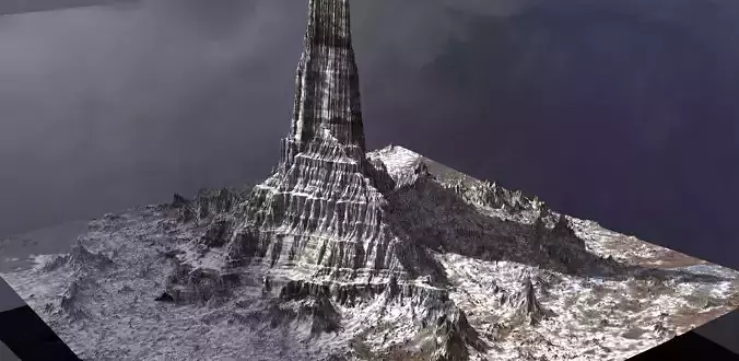 Frozen Expanse Dark Mountain