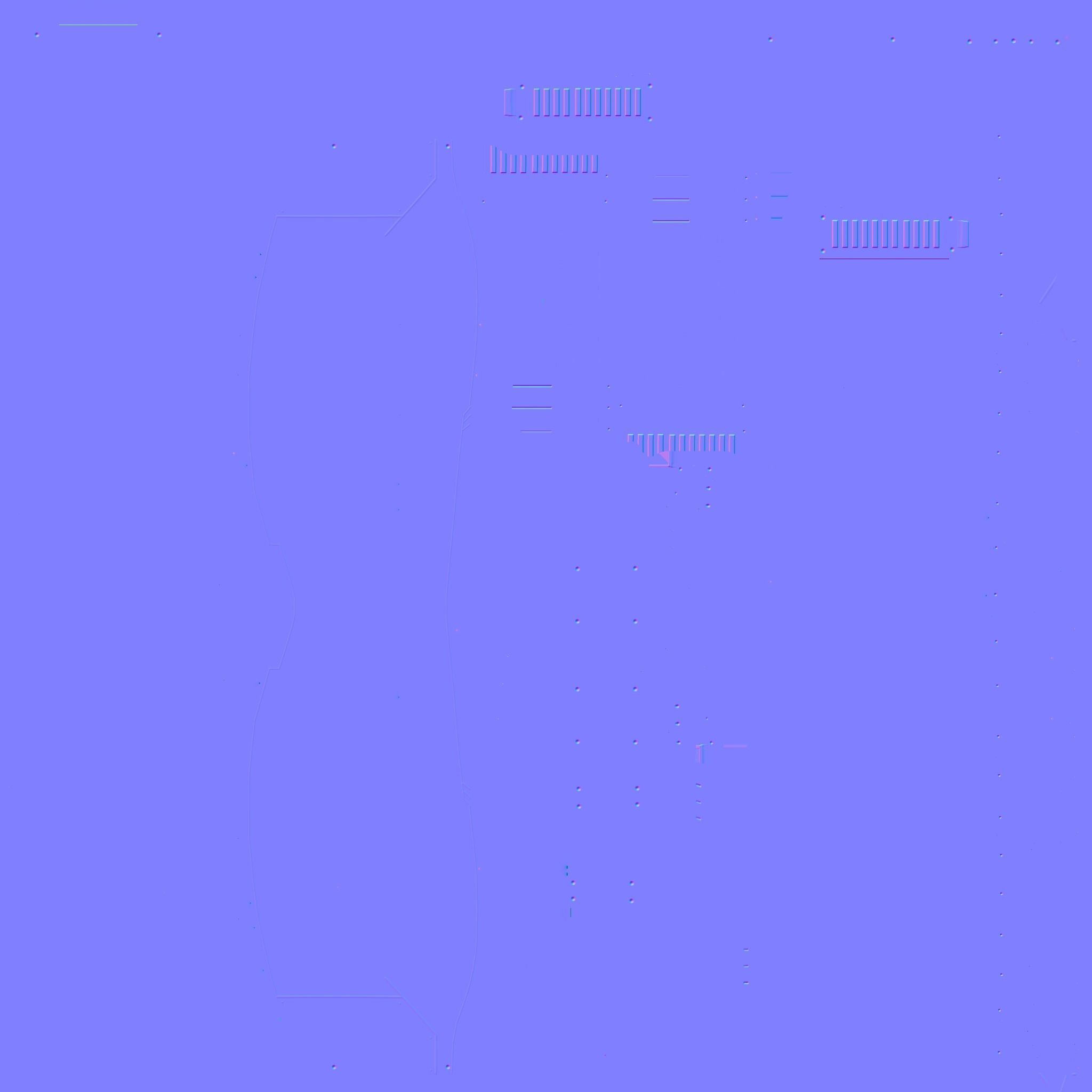 SciFi Glasses I04 Black Blue - Character Design Fashion Low-poly 3D model_21