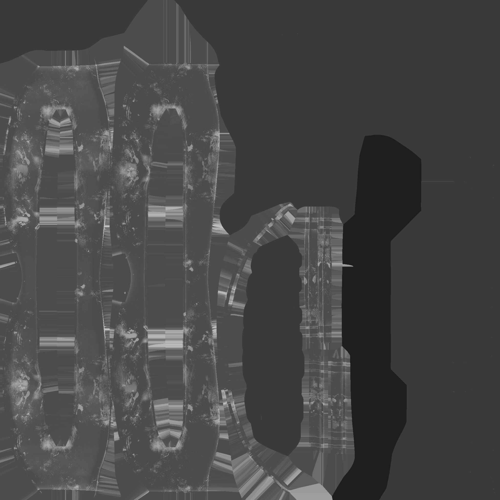 SciFi Glasses I04 Black Blue - Character Design Fashion Low-poly 3D model_22