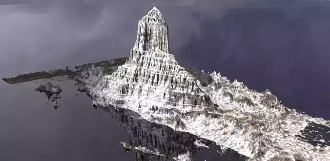 Fantasy Ice Landscape