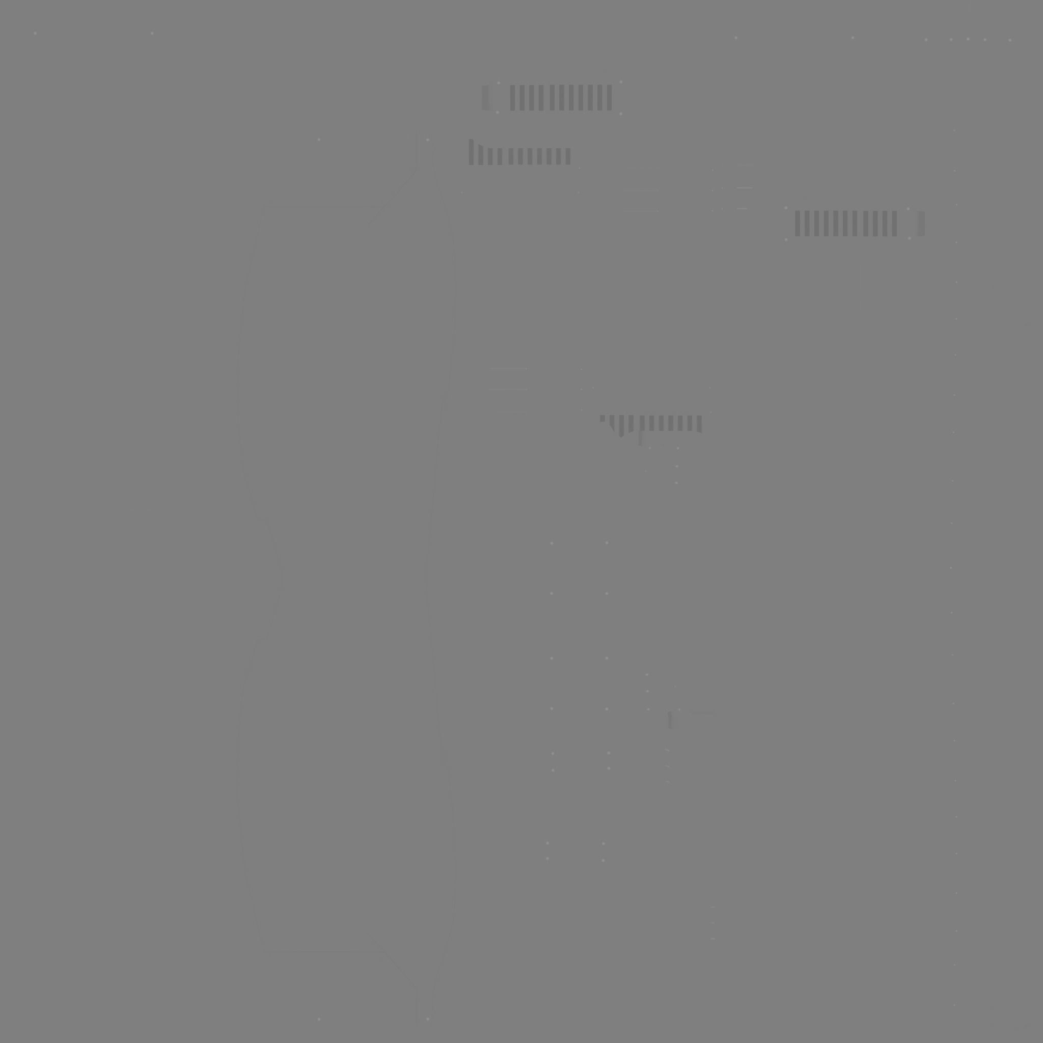 SciFi Glasses I06 Black Gold - Character Design Fashion Low-poly 3D model_19