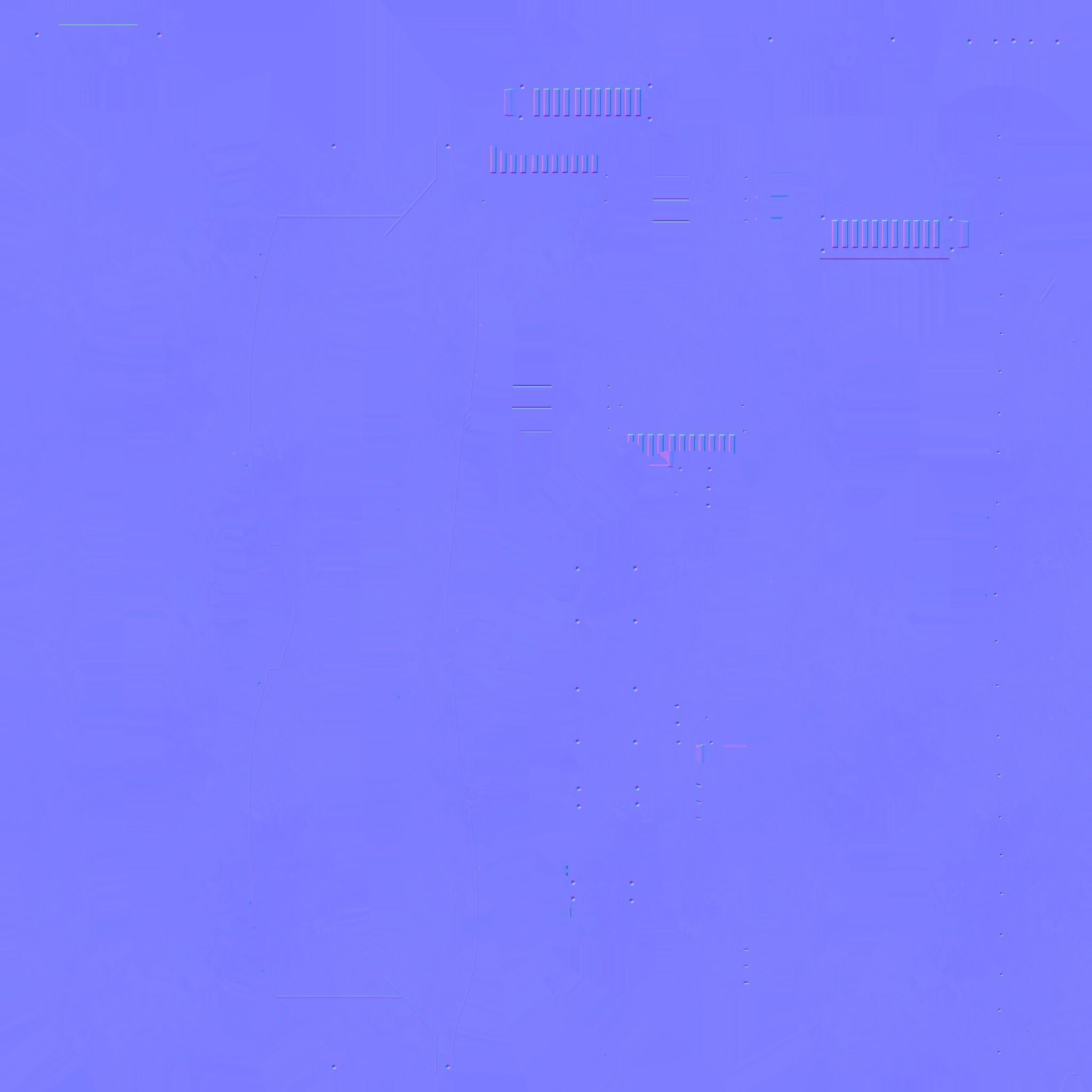 SciFi Glasses I06 Black Gold - Character Design Fashion Low-poly 3D model_21