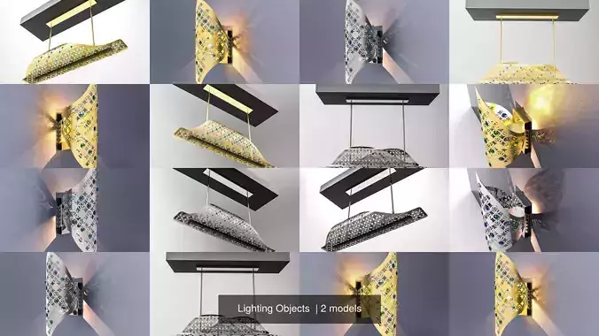 Lighting Objects  3D Model Collection