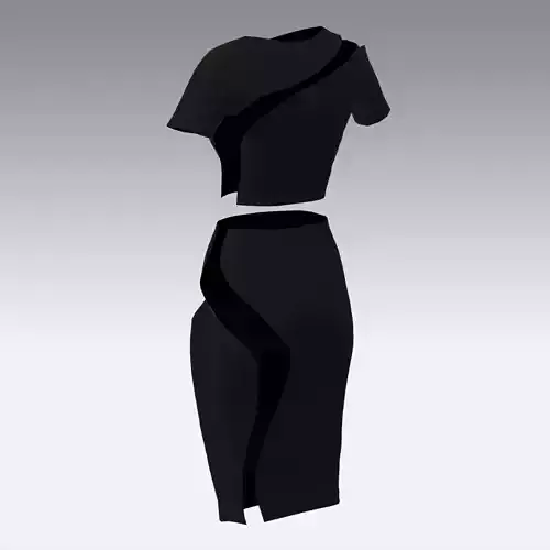 DRESS BLACK PANELED LOOK MODERN