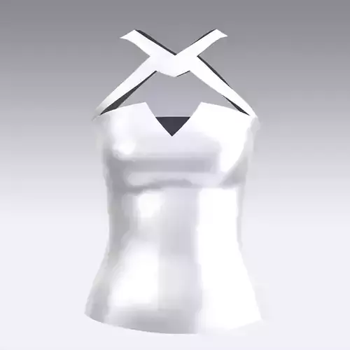 BLOUSE LOOK STRAP SATIN MODERN