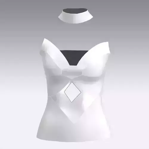 HEART NECKLINE LOOK STYLE SATIN