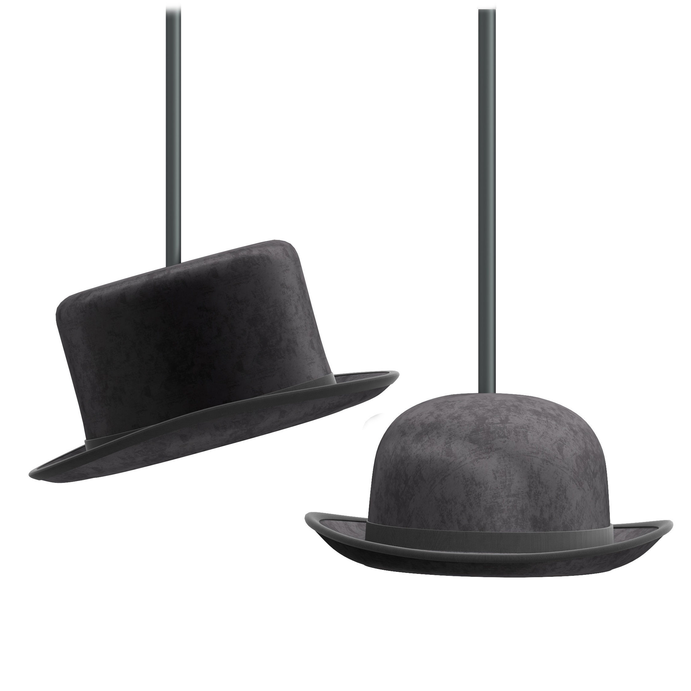 Jeeves and Wooster pendant 3D model_3