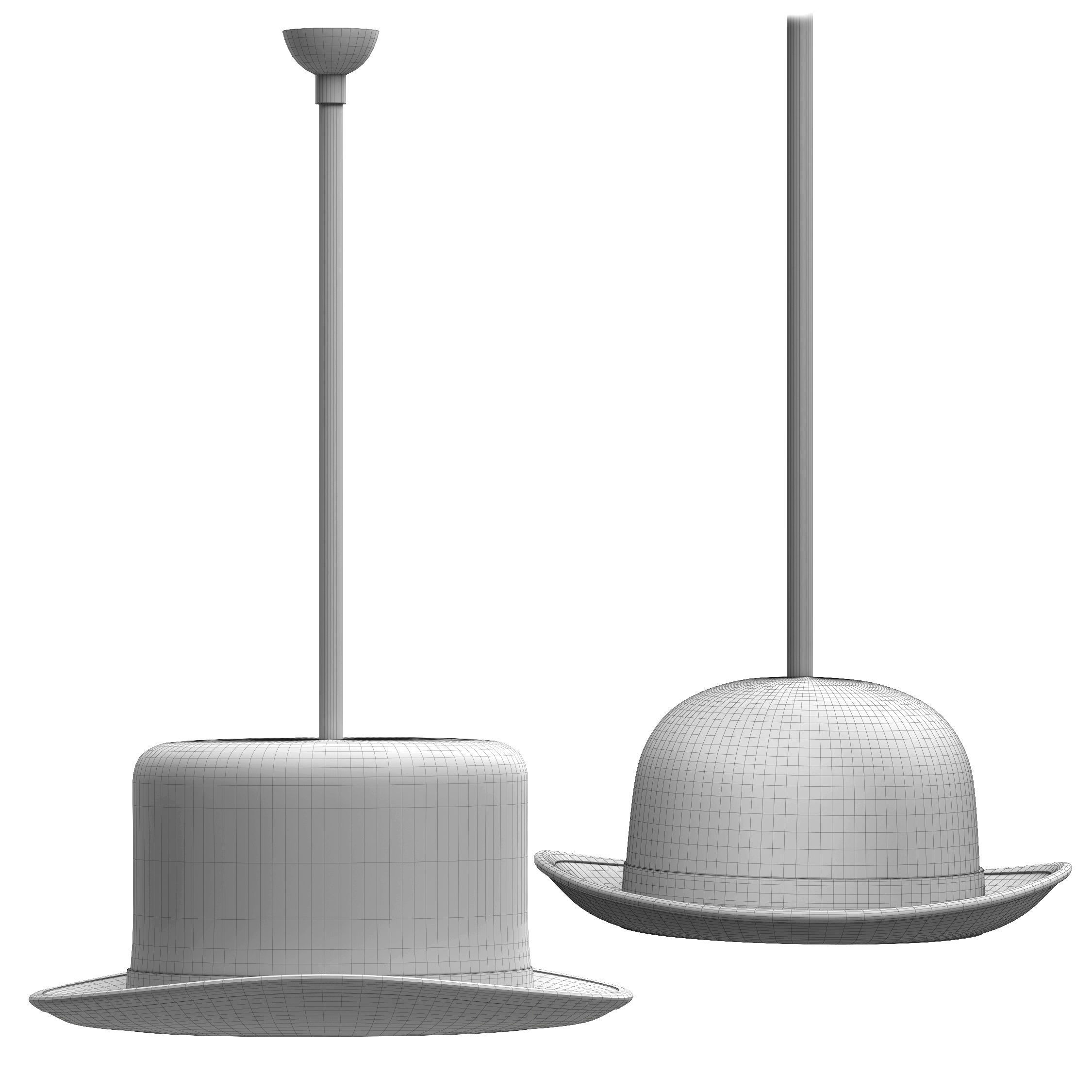 Jeeves and Wooster pendant 3D model_6