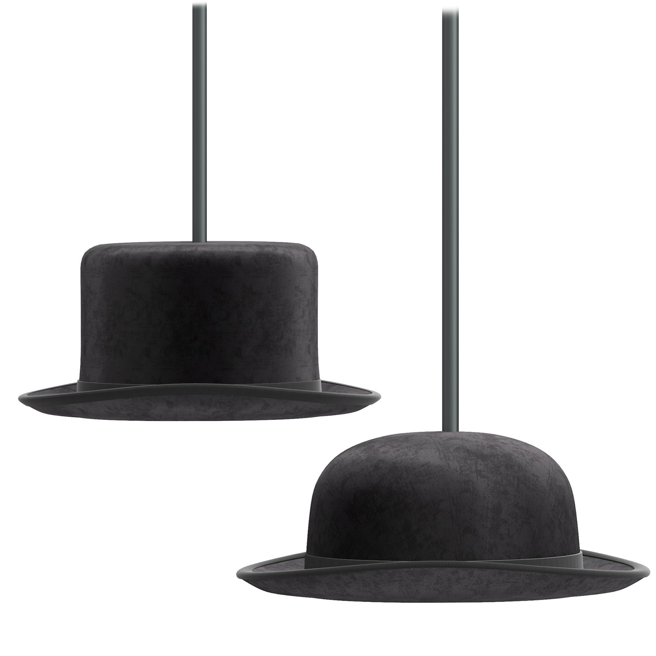 Jeeves and Wooster pendant 3D model_1