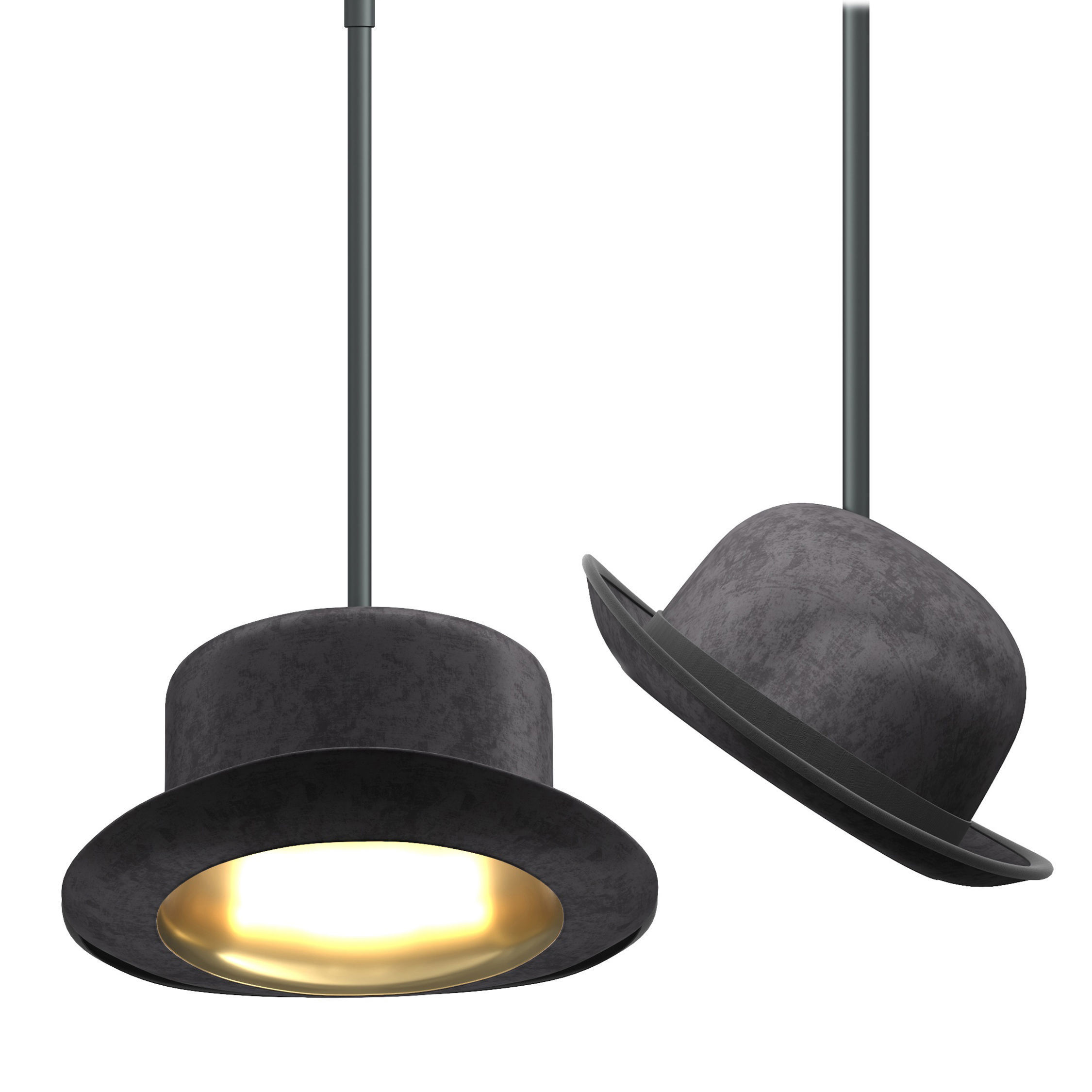 Jeeves and Wooster pendant 3D model_4