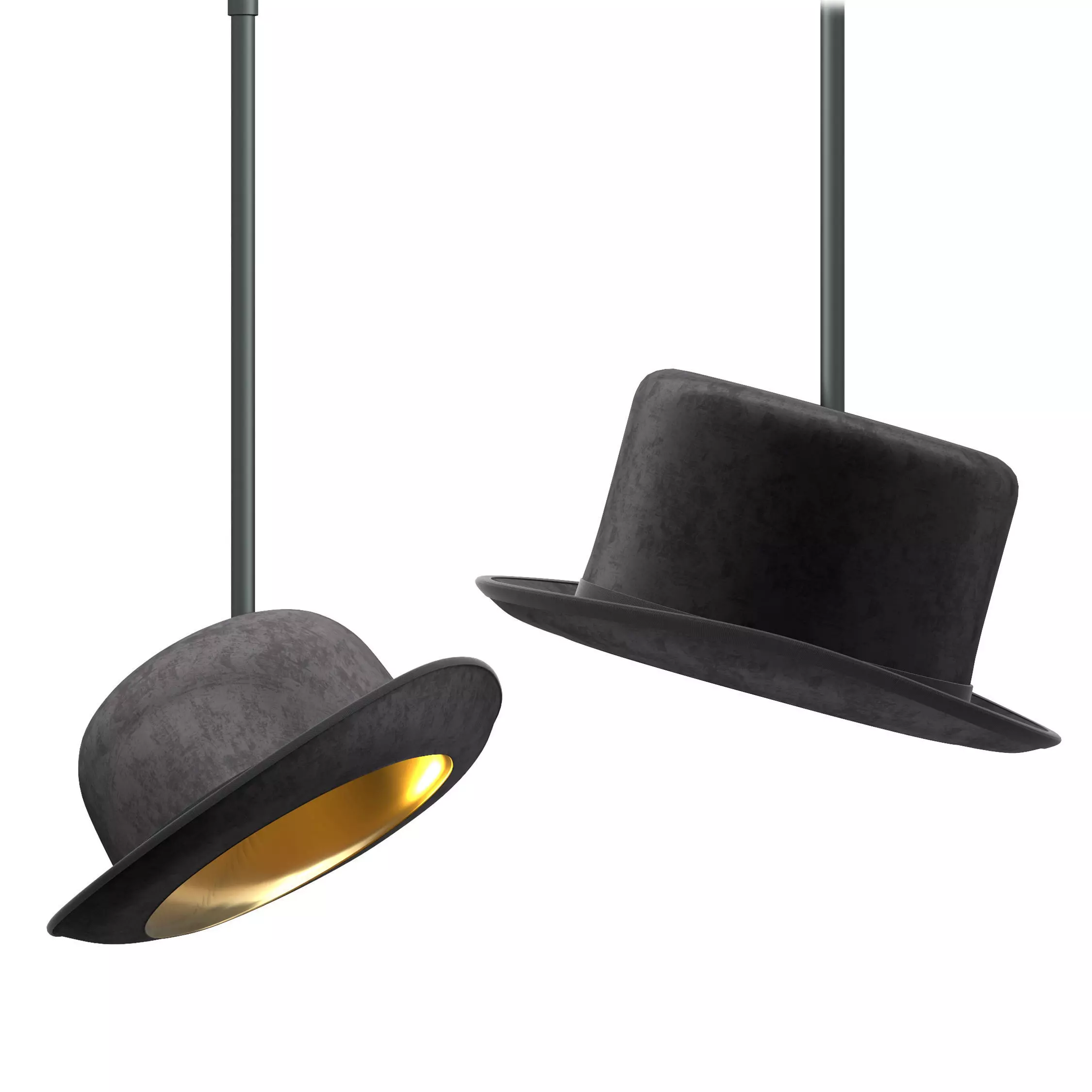 Jeeves and Wooster pendant 3D model_0