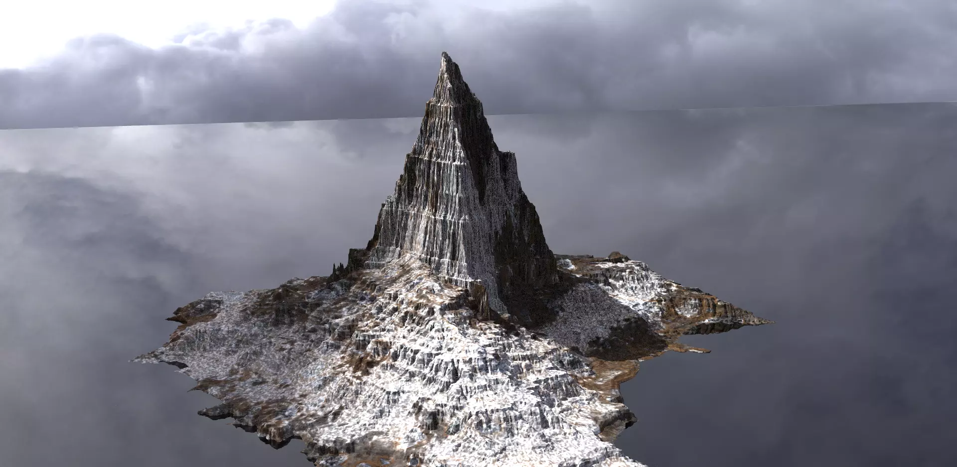 Dark Dragon Mountain 3D model_0