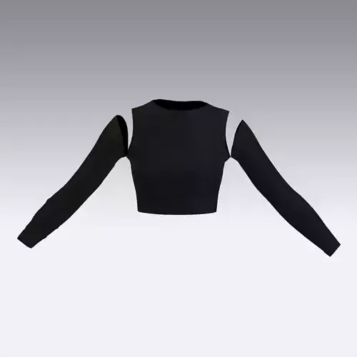 BLOUSE BLACK SMALL MODERN LOOK