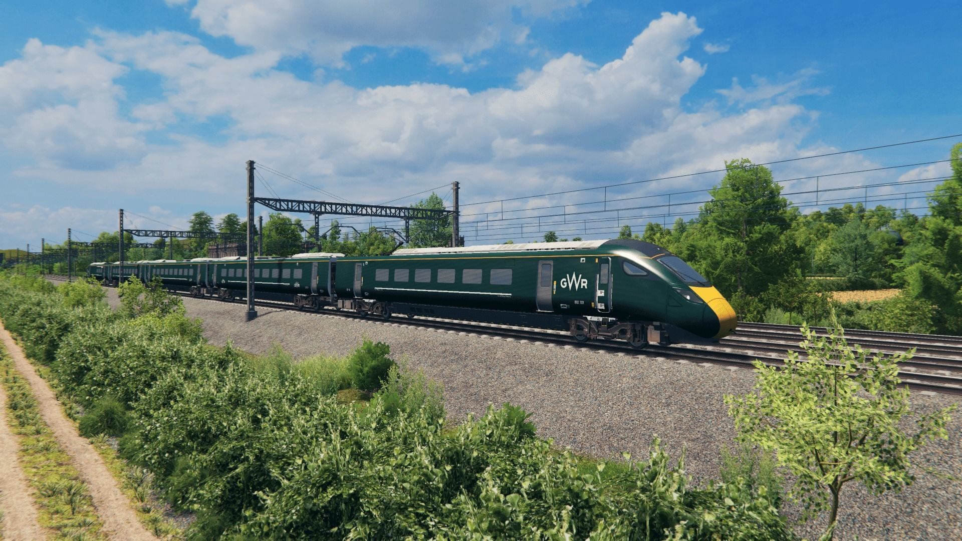 British Rail Class 800 - GWR Livery Low-poly 3D model_2