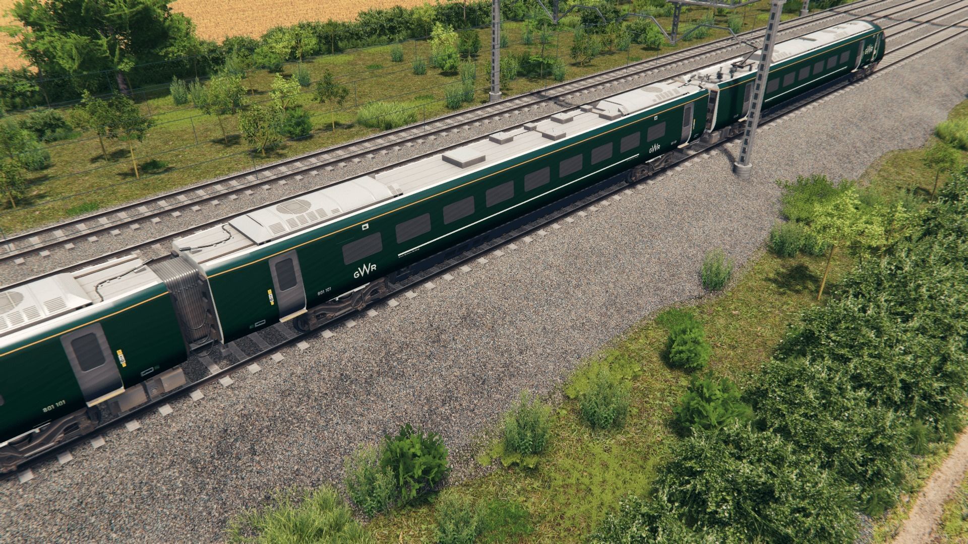British Rail Class 800 - GWR Livery Low-poly 3D model_5