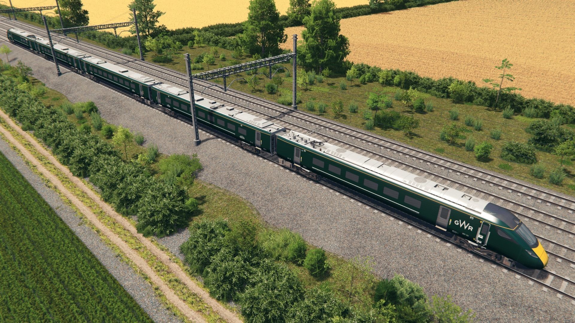 British Rail Class 800 - GWR Livery Low-poly 3D model_3