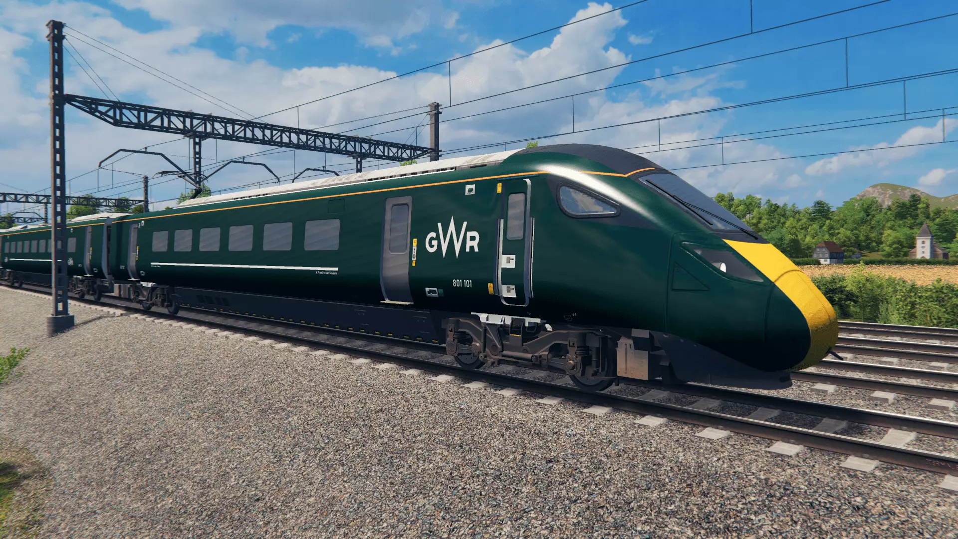 British Rail Class 800 - GWR Livery Low-poly 3D model_0