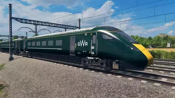 British Rail Class 800 - GWR Livery Low-poly 3D model