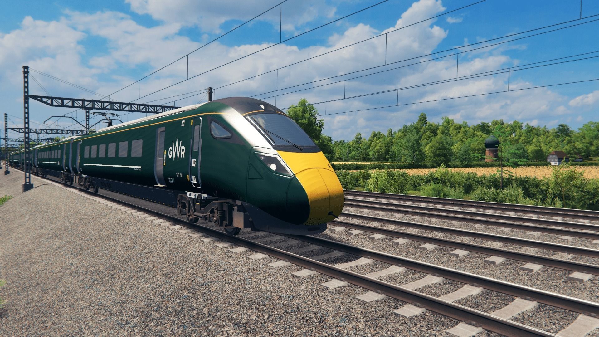 British Rail Class 800 - GWR Livery Low-poly 3D model_1