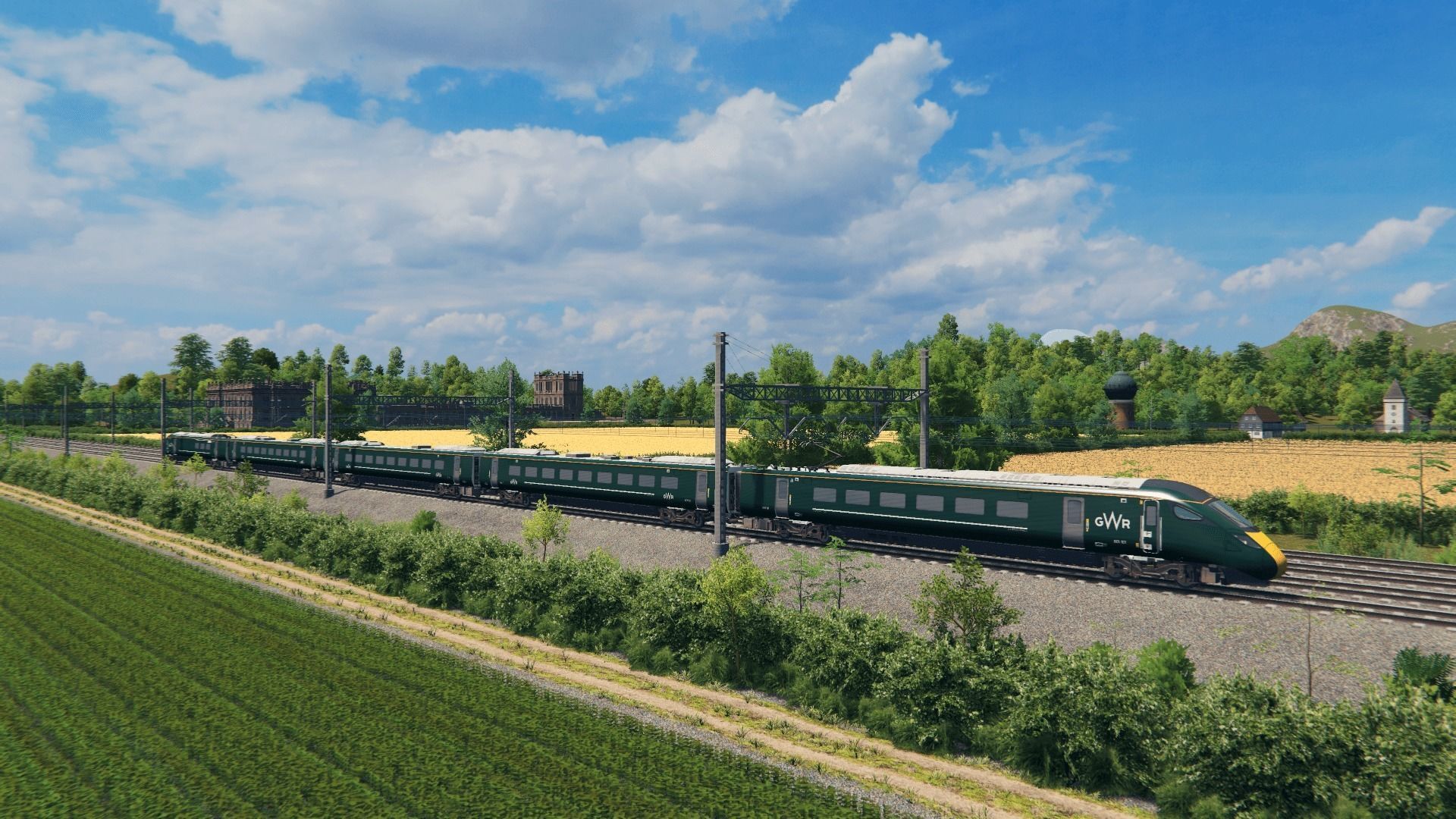 British Rail Class 800 - GWR Livery Low-poly 3D model_8