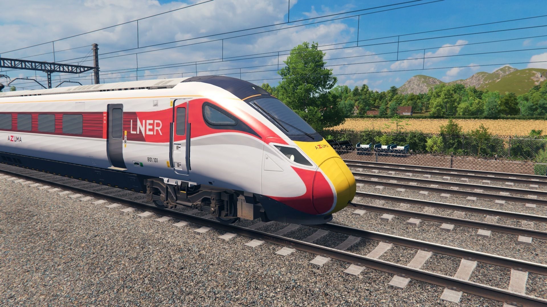 British Rail Class 800 - LNER Livery Low-poly 3D model_1