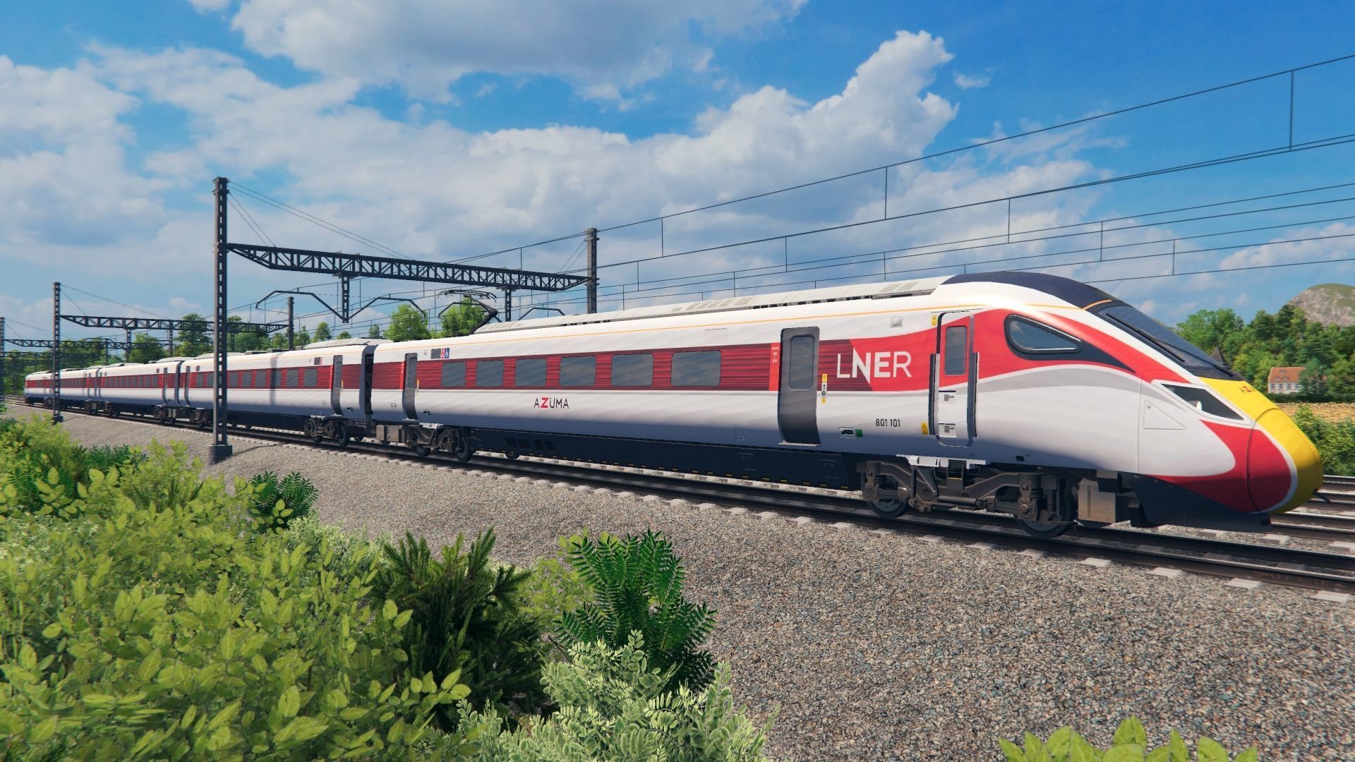 British Rail Class 800 - LNER Livery Low-poly 3D model_10