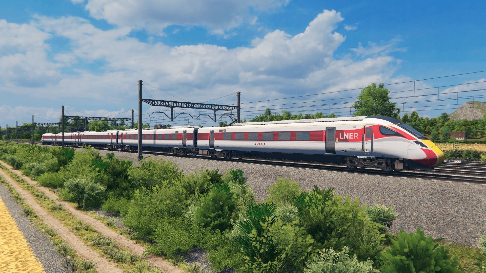 British Rail Class 800 - LNER Livery Low-poly 3D model_3