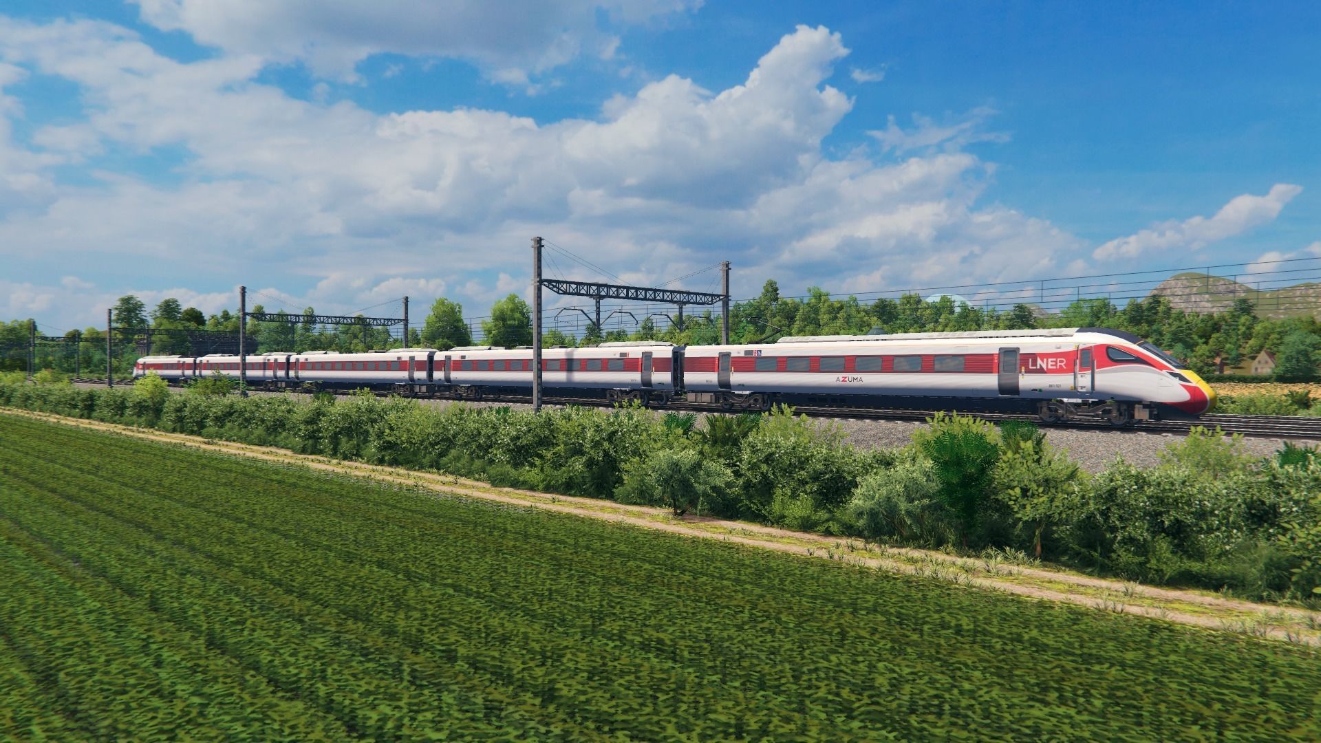 British Rail Class 800 - LNER Livery Low-poly 3D model_9