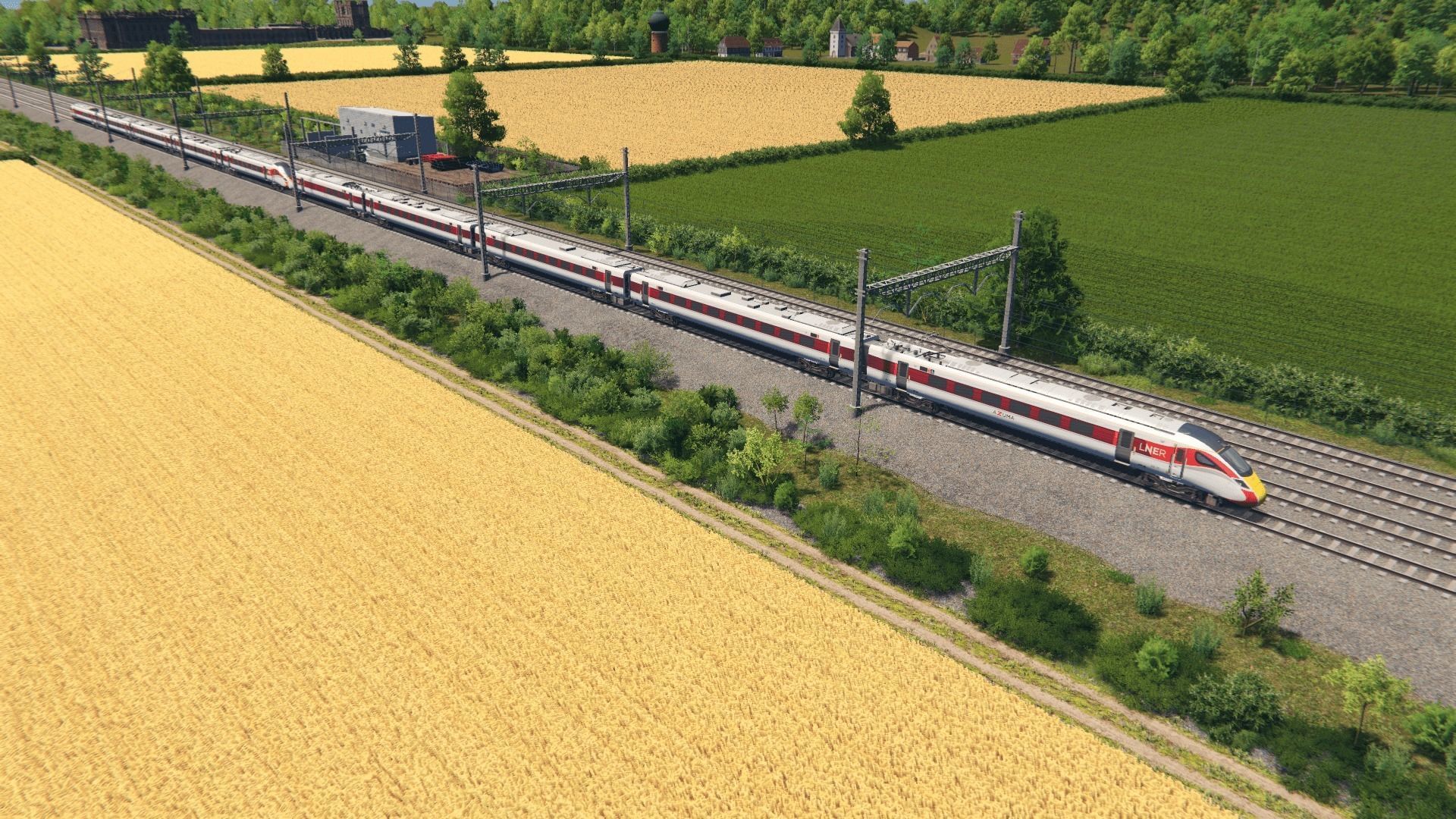 British Rail Class 800 - LNER Livery Low-poly 3D model_8