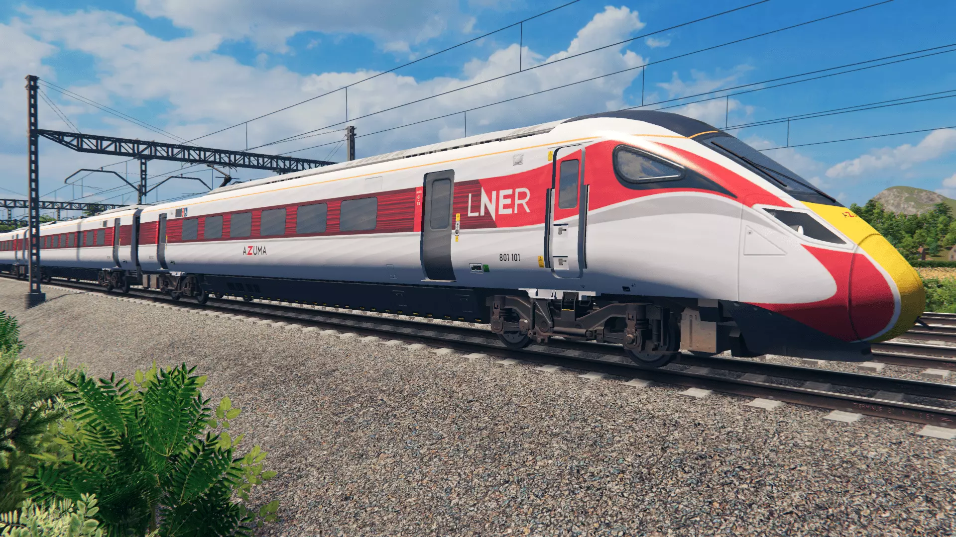British Rail Class 800 - LNER Livery Low-poly 3D model_0