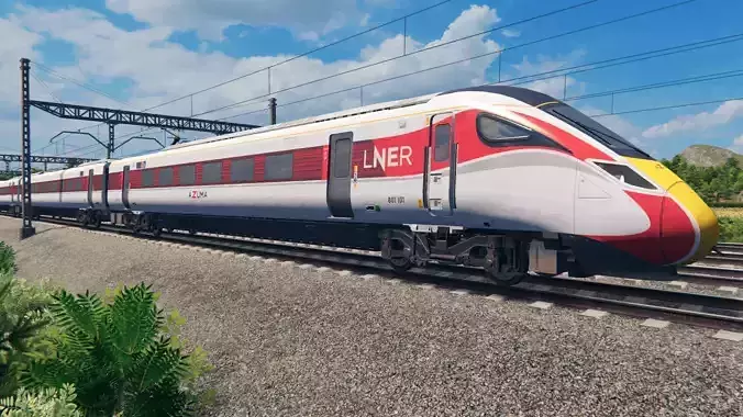 British Rail Class 800 - LNER Livery Low-poly 3D model