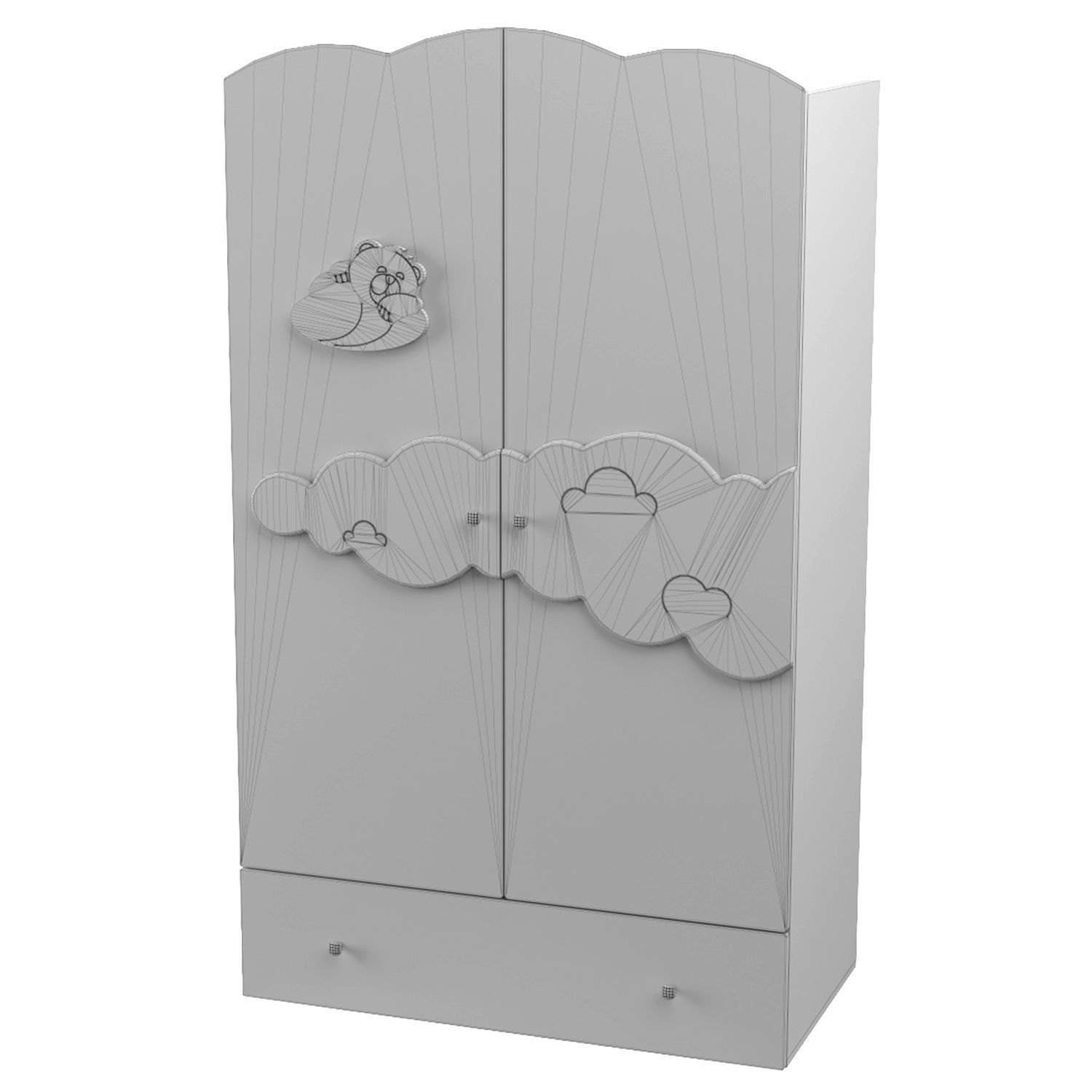 Childrens furniture set 3D model_6