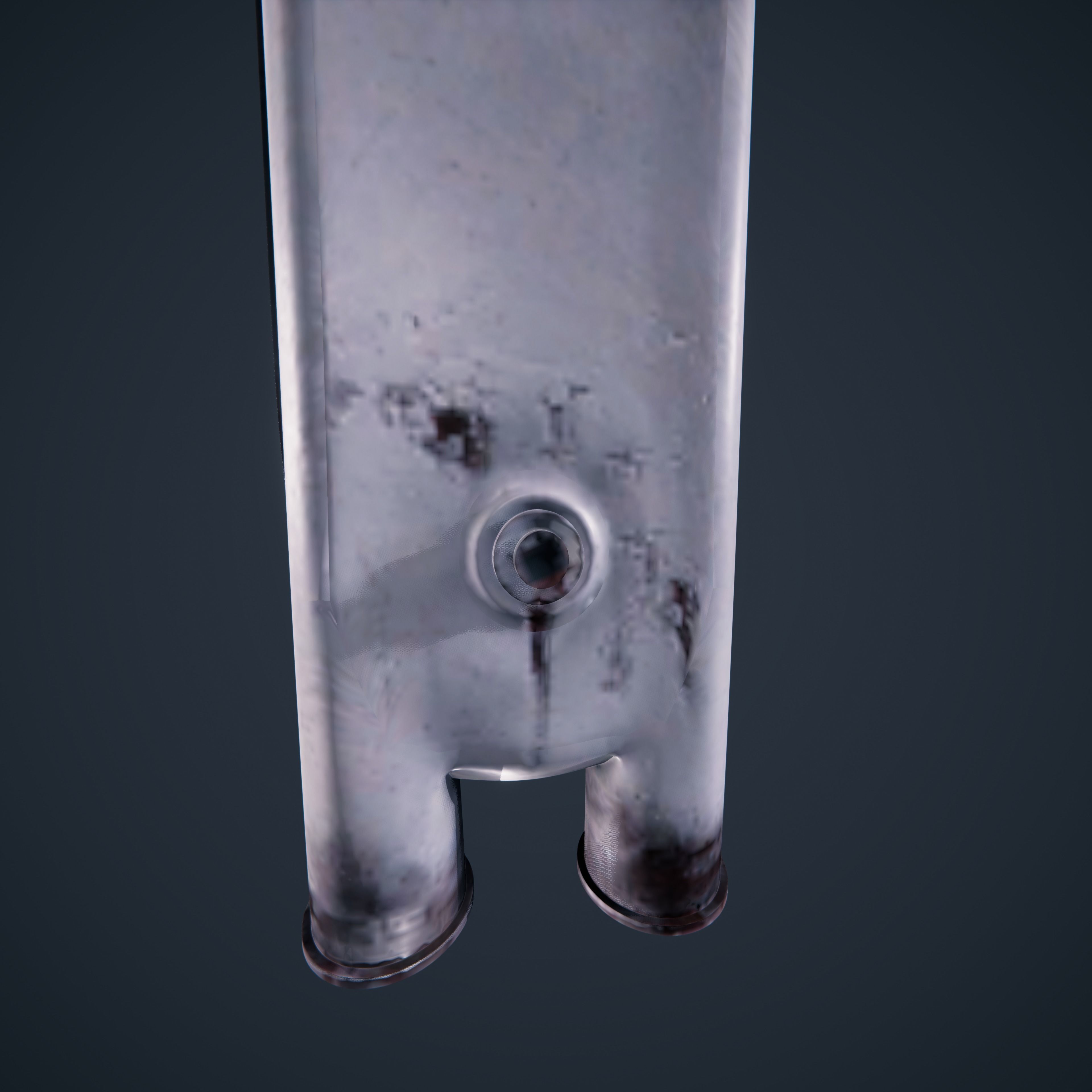 Radiator Low poly PBR old Low-poly 3D model_14