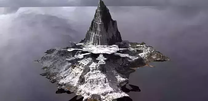 Landing Pad of the Gods 3D model