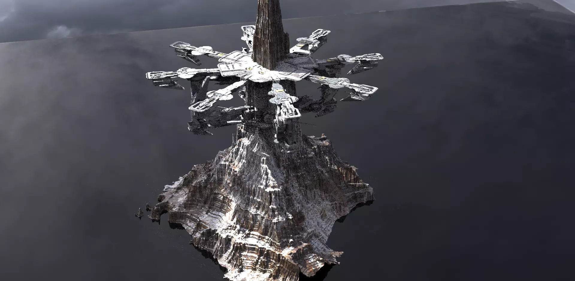Landing Pad of the Gods 3 3D model_0
